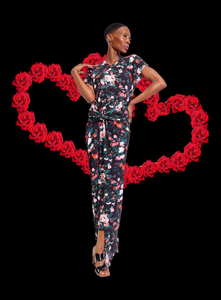 VALENTINES DAY COLLECTION IMAGE: PACO RABANNE FLORAL DRESS