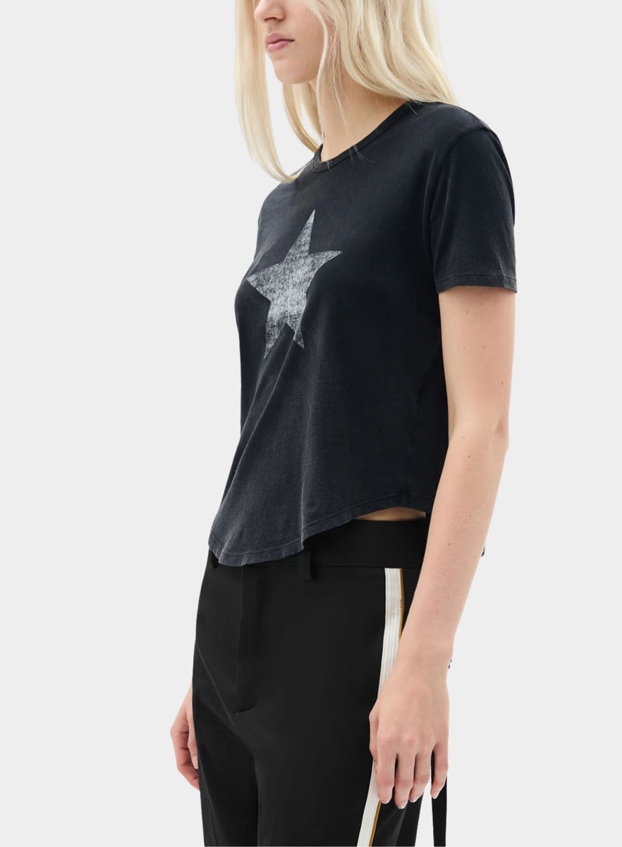 ANN DEMEULEMEESTER | Floor Micro T Shirt with Star Print – Joan Shepp
