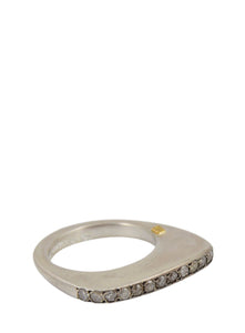 ROSA MARIA | Pavè Masha Ring With Sterling Silver Setting
