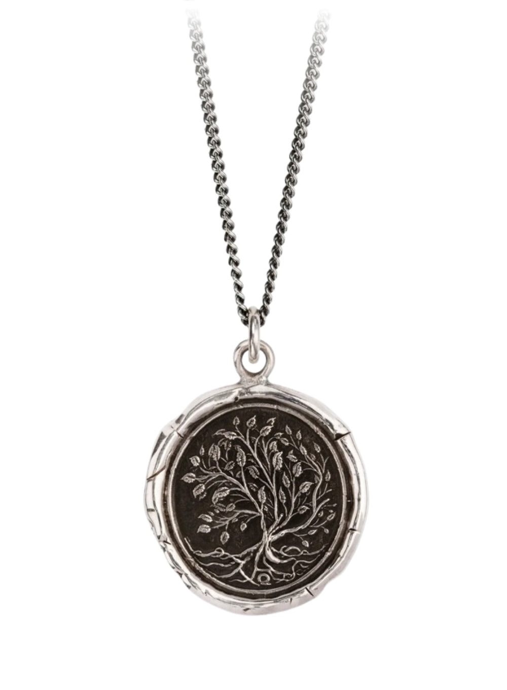 PYRRHA | "Tree Of Life" Fine Curb Chain Necklace