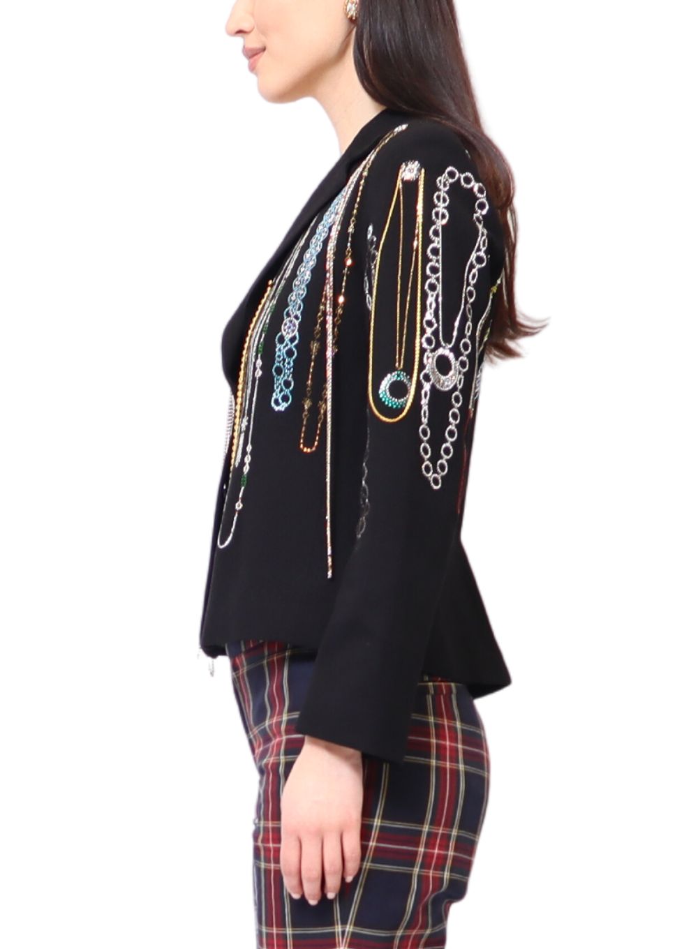 LIBERTINE | Necklace Long Sleeve Short Jacket
