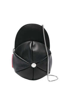 MOSCHINO JEANS | Leather Cap Crossbody Bag