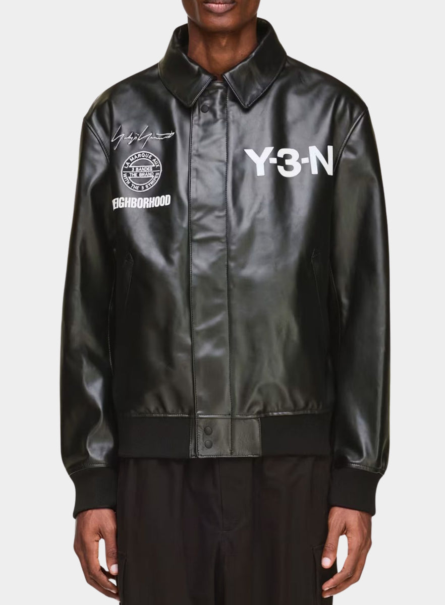 Y-3 x NEIGHBORHOOD | Y-3 x Neighborhood Leather Bomber Jacket