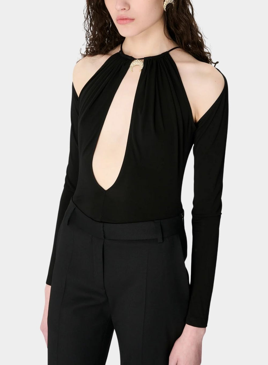 トップス MARINE SERRE MARINE SERRE | Draped Jersey Top – Joan Shepp