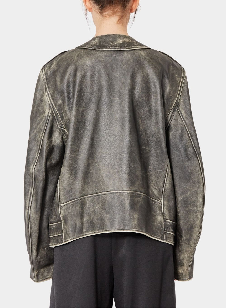MM6 MAISON MARGIELA | Leather Sports Jacket – Joan Shepp