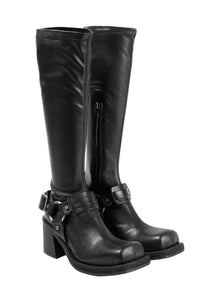 ACNE STUDIOS | Pull-On Heeled Buckle Boot