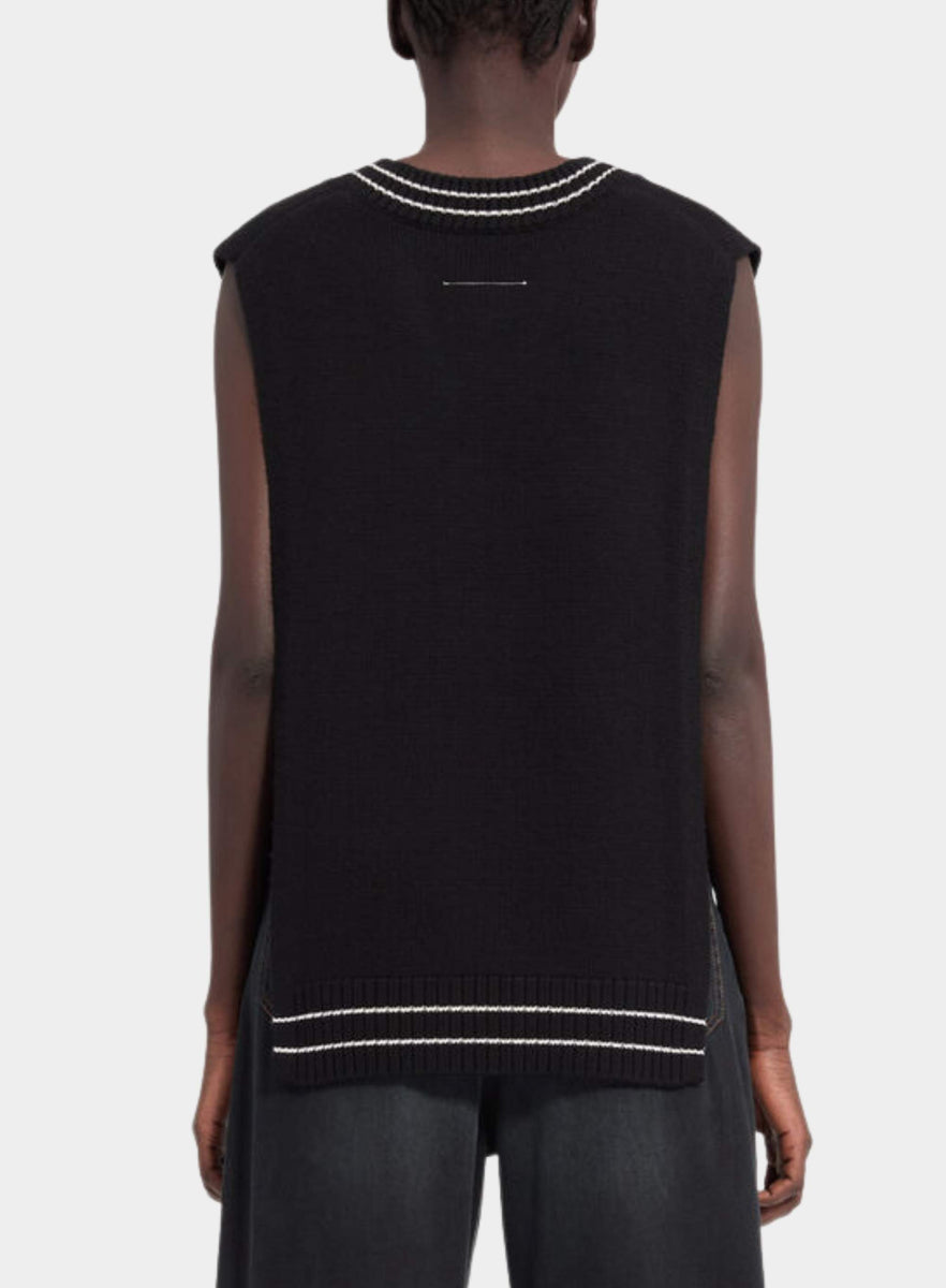MM6 MAISON MARGIELA | Wool Stole Sweater Vest – Joan Shepp