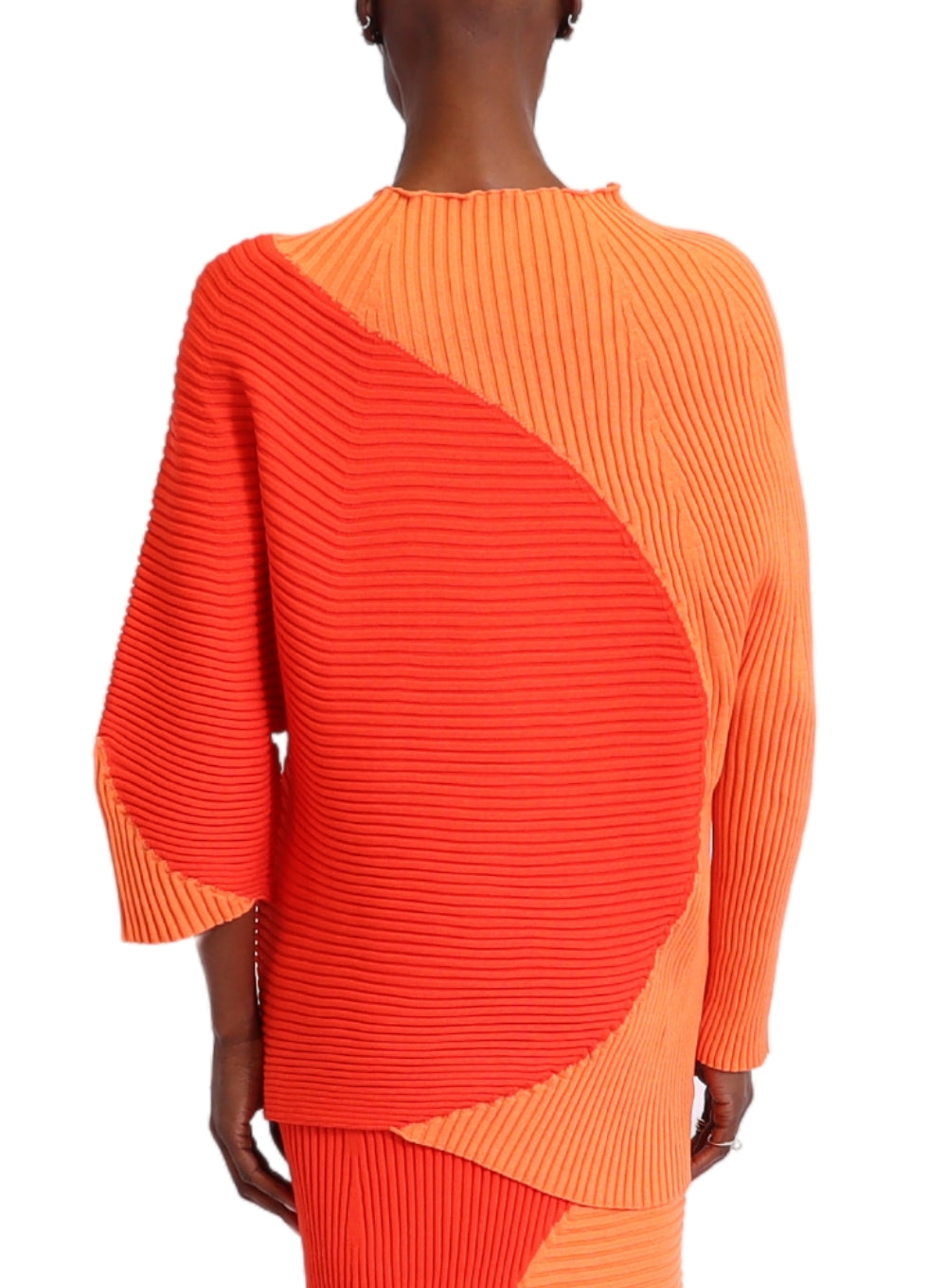 LIVIANA CONTI | Asymmetrical Color Block Sweater