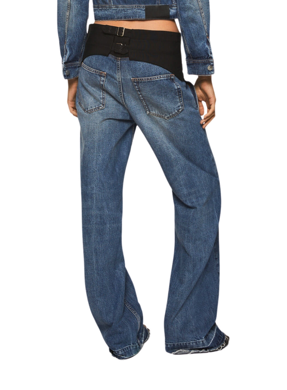 STELLA MCCARTNEY | Tuxedo-Inspired Denim Jeans