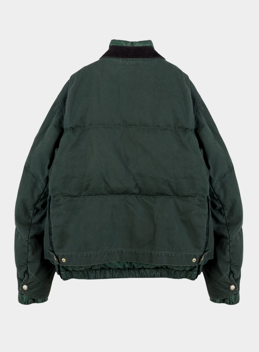 ジャケット・アウター sacai x Carhartt Washed Duck Hood Green Carhartt WIP x sacai Washed Duck Hooded Blouson Sacai Green Men's