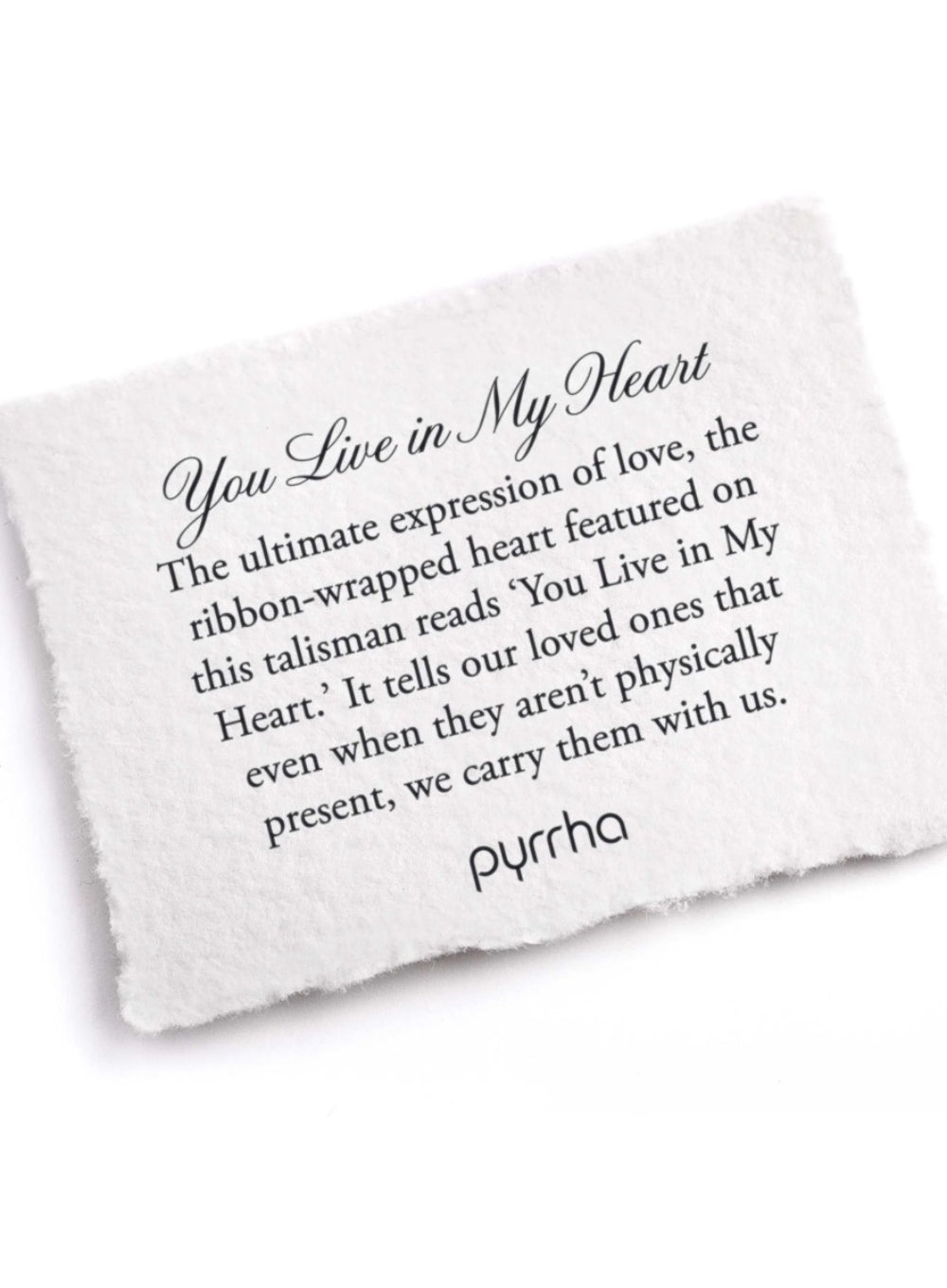 PYRRHA | "You Live In My Heart" Fine Curb Chain Necklace
