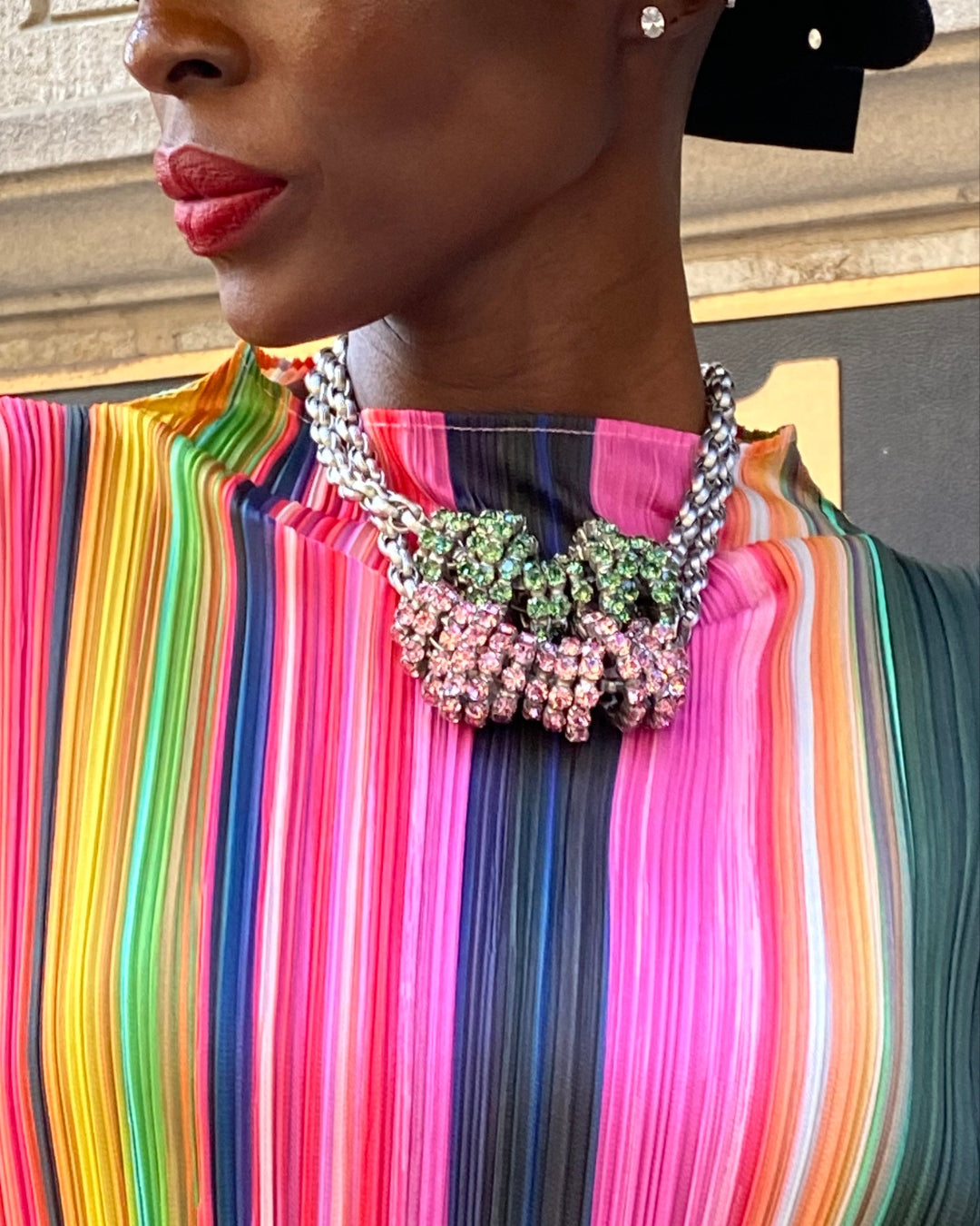 ARIS GELDIS JEWELRY COLLECTION IMAGE MOVING CRYSTAL RING NECKLACES