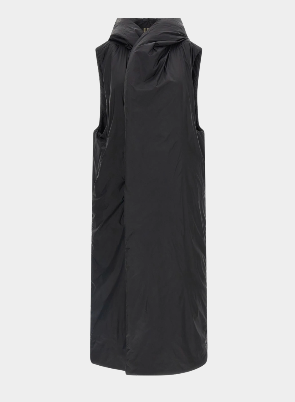 RICK OWENS DRKSHDW | Cappotto Imbottito Senza Maniche Hooded Liner in Black