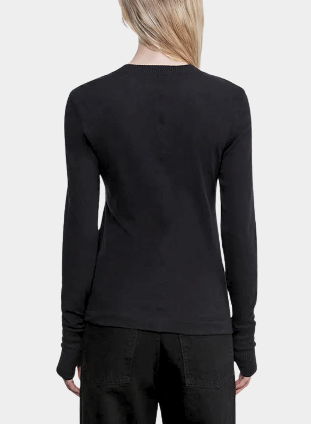 ENZA COSTA | Cashmere Easy Cuffed Crew Neck