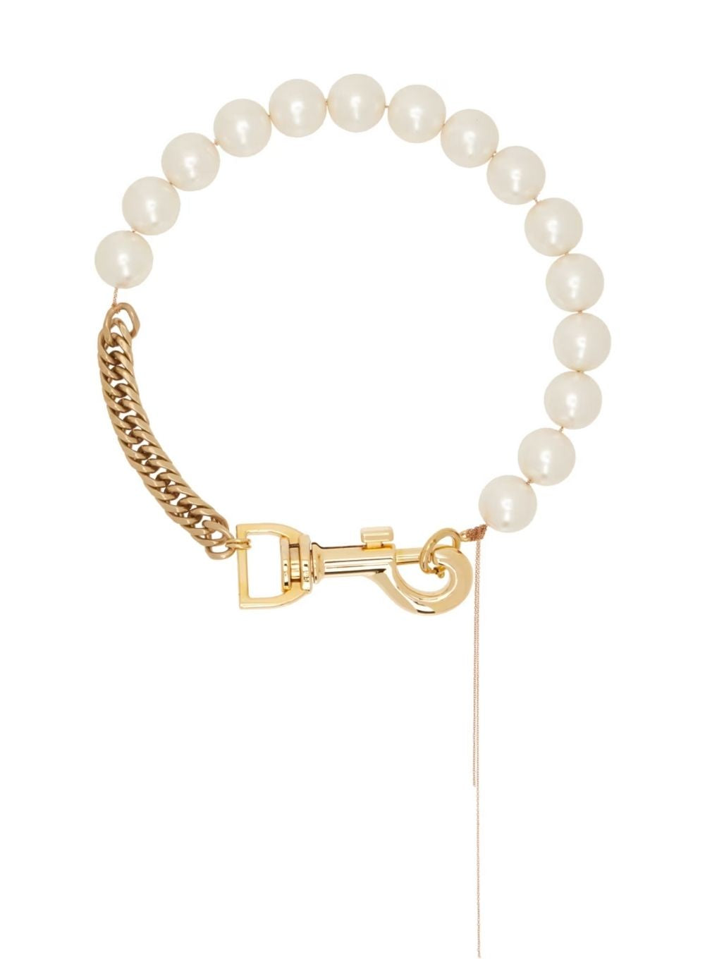 SACAI | Short Pearl Chain Necklace