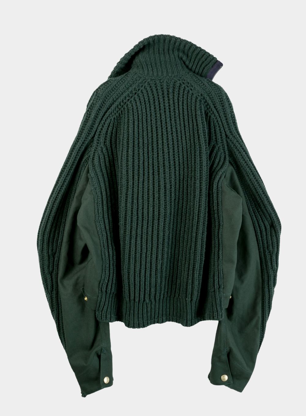 SACAI | Green Carhartt Wip Duck Wool Knit Blouson – Joan Shepp SACAI | Green Carhartt Wip Duck Wool Knit Blouson – Joan Shepp