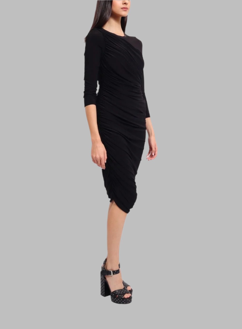 NORMA KAMALI | Long Sleeve Diana Dress Joan Shepp NORMA KAMALI | Long Sleeve Diana Dress Joan Shepp