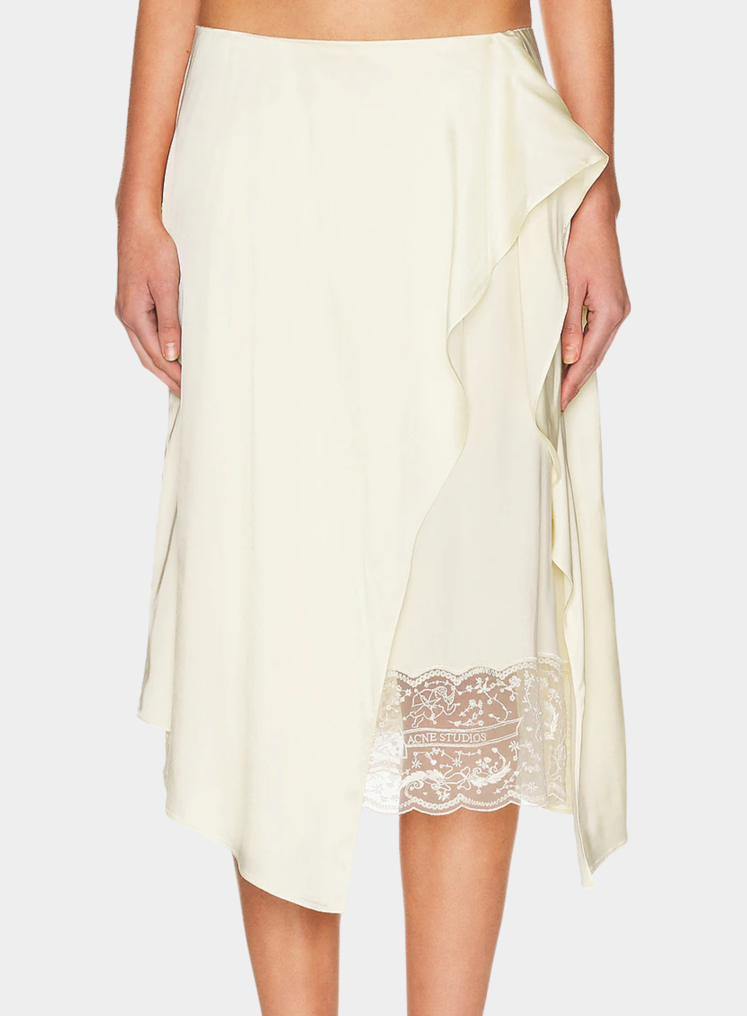 新品　andwang Layered like lace satin skirt ACNE STUDIOS | Layered Satin Skirt – Joan Shepp