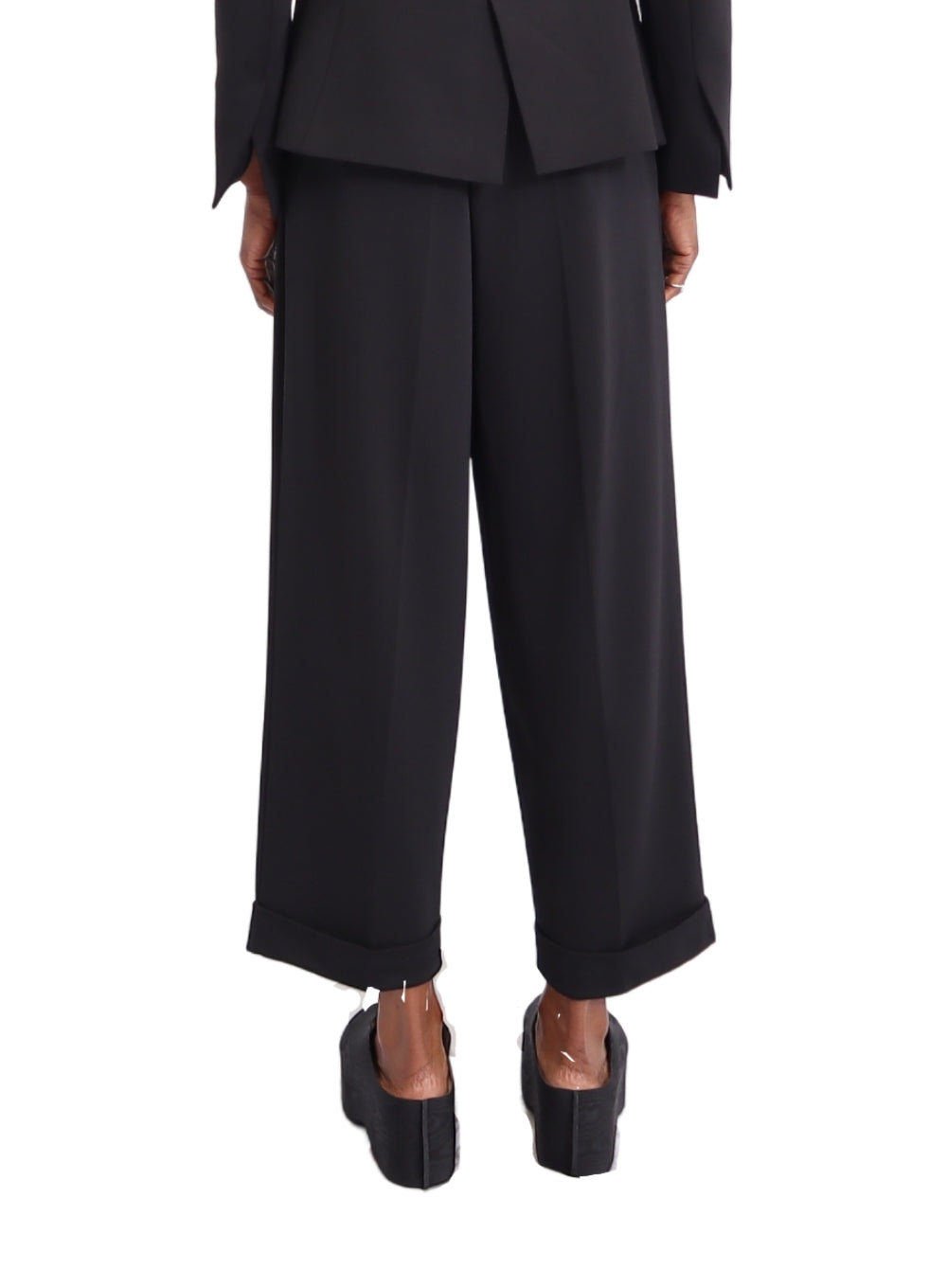 LIVIANA CONTI | Cropped Trouser With Rolled Hem