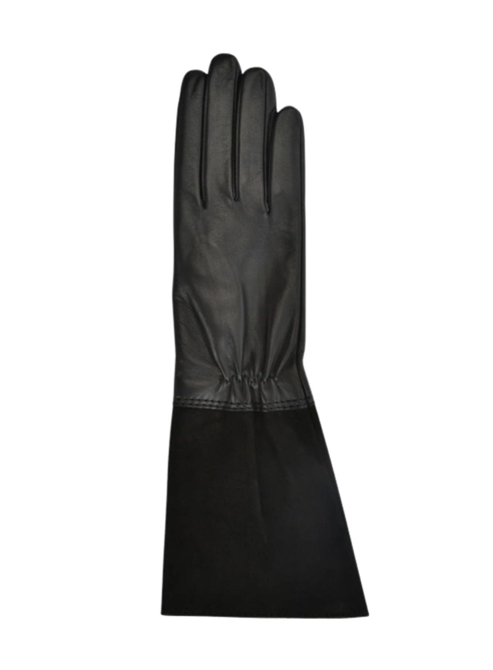 CAROLINA AMATO | Leather & Suede Gauntlet Gloves