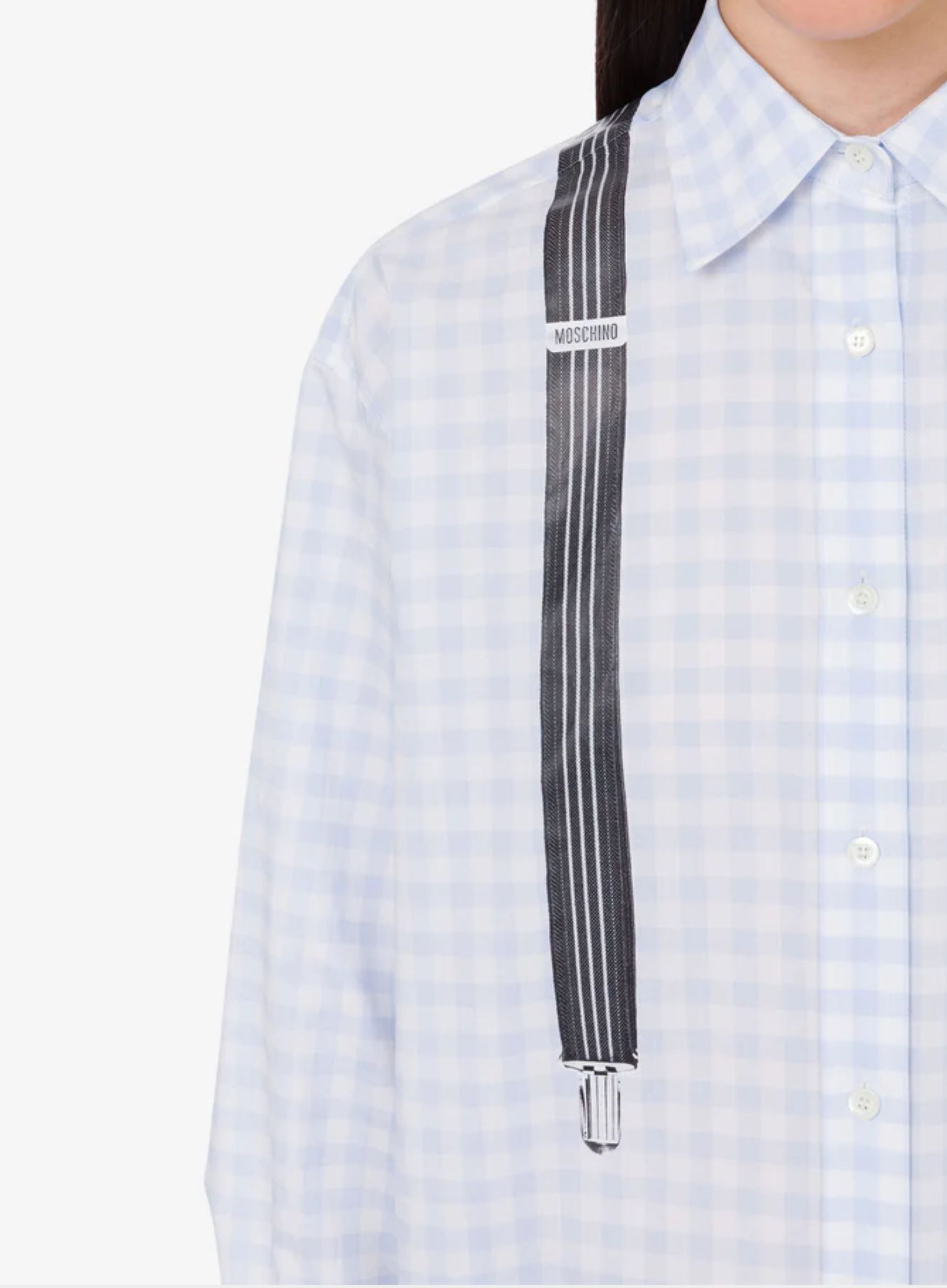 MOSCHINO | Shirt with Faux Suspender – Joan Shepp