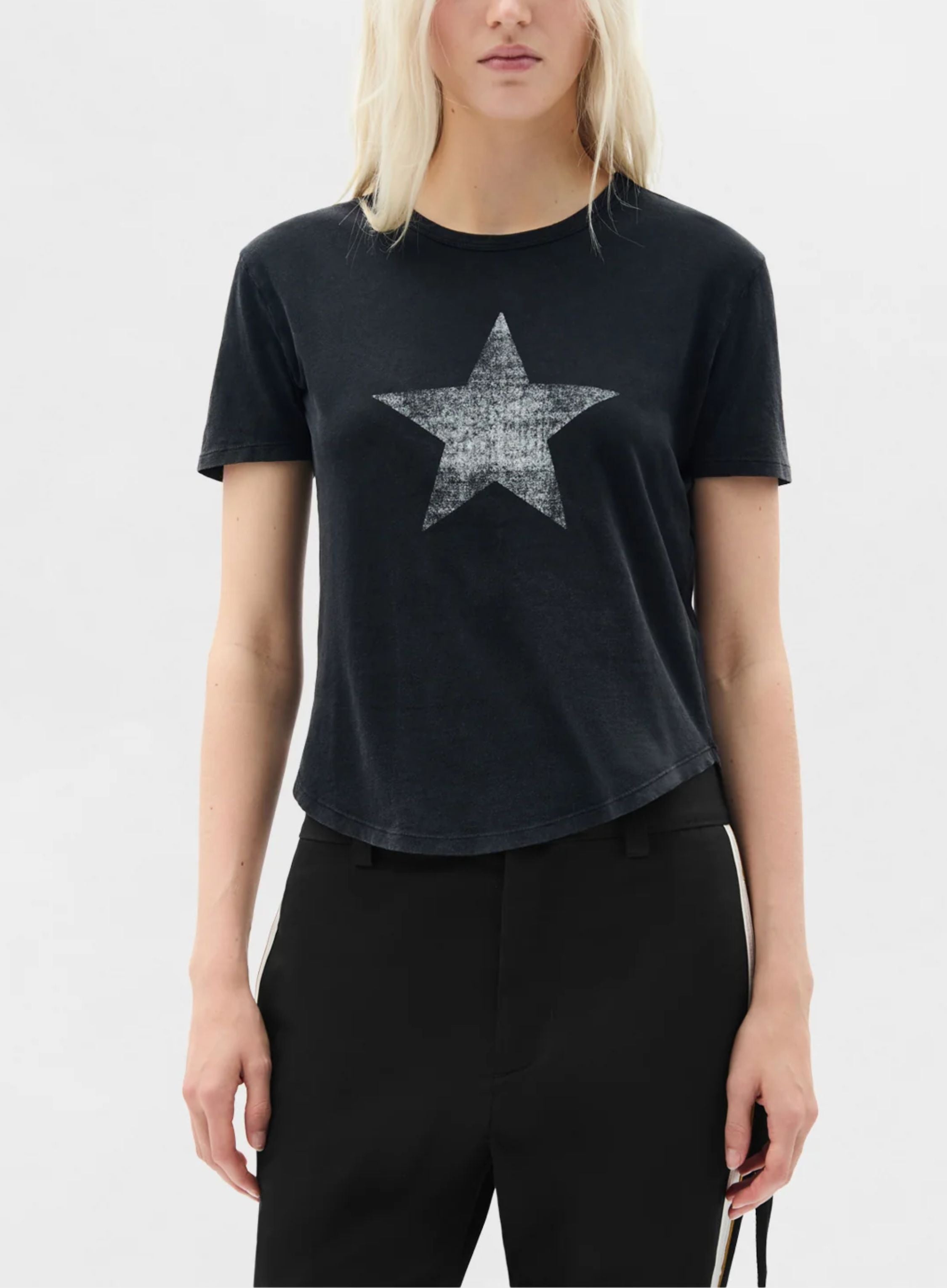 ANN DEMEULEMEESTER | Floor Micro T Shirt with Star Print – Joan Shepp