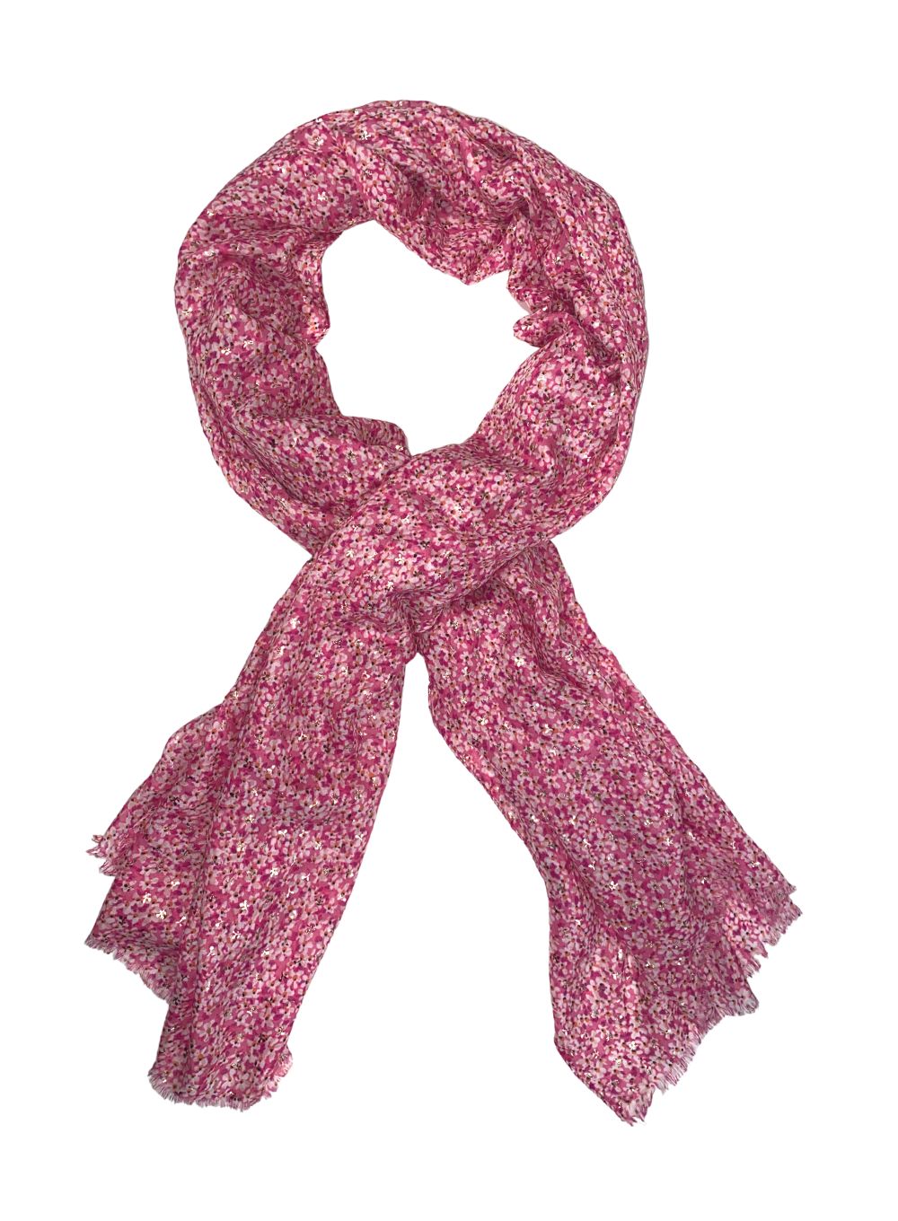 ONE-OF-A-KIND PARISIAN SCARF | Floral Print Scarf