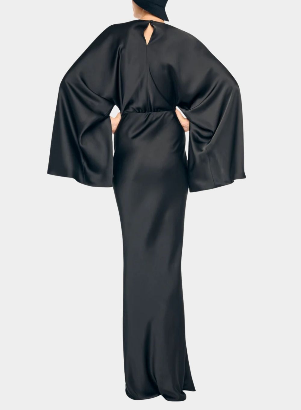 NORMA KAMALI | Reverse Obie Gown with Long Sleeve  Joan Shepp