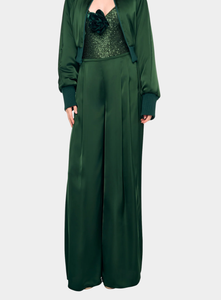 mary tyler moores green dress Emerald Green Double-Breasted Suit – TailorEfe main image 0