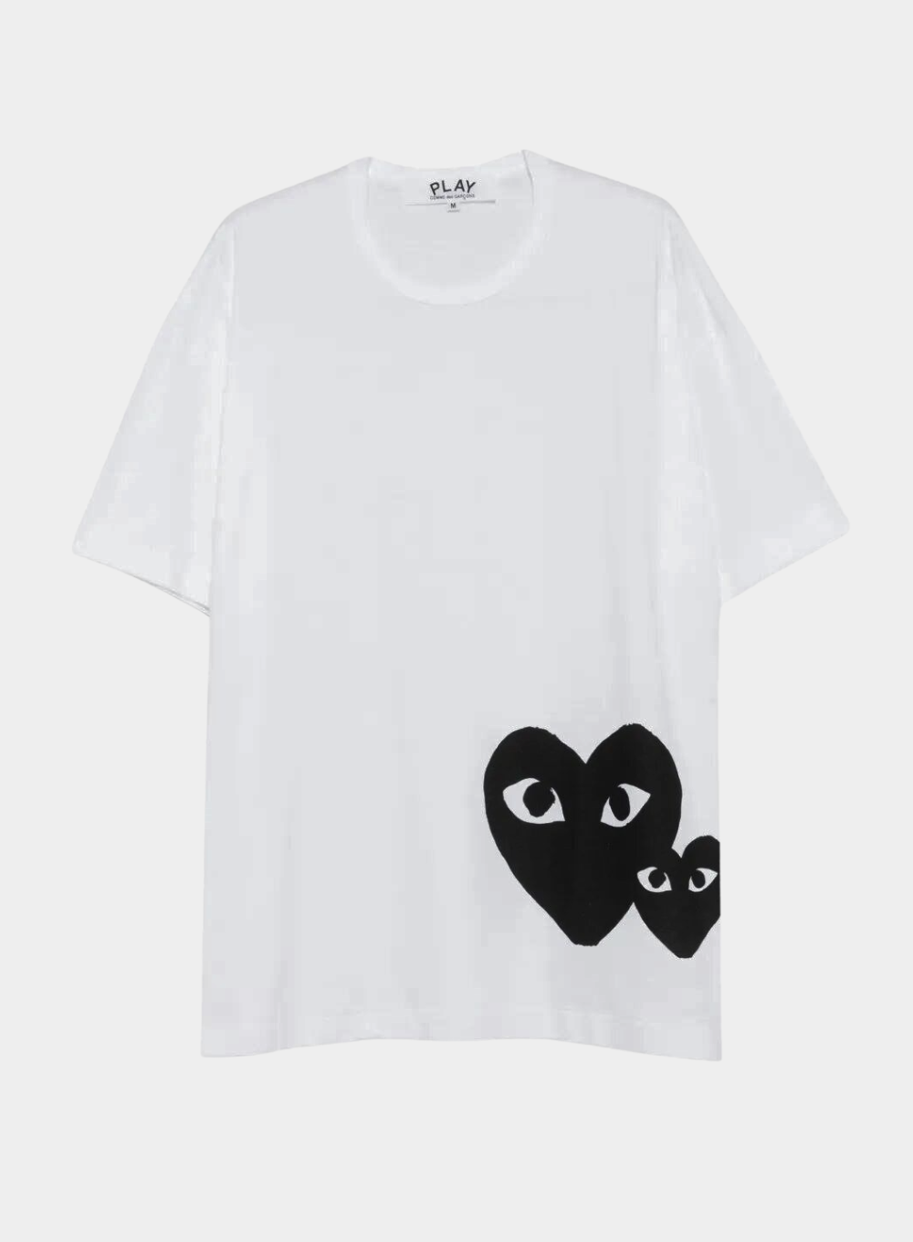 COMME DES GARCONS PLAY | Oversized Logo T-Shirt Black Heart – Joan COMME DES GARCONS PLAY | Oversized Logo T-Shirt Black Heart – Joan