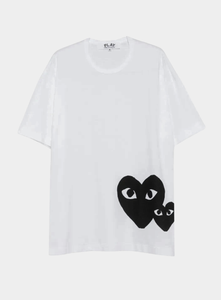 COMME DES GARCONS PLAY | Oversized Logo T-Shirt Black Heart – Joan 