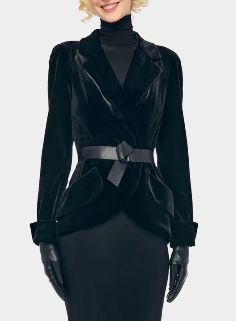 NORMA KAMALI | Velvet Bird Jacket