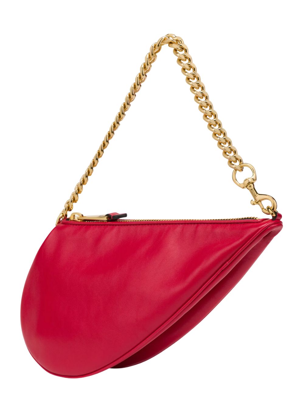 MOSCHINO | Red Folded Heart Zip Bag