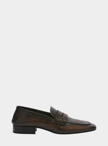 Dries Van Noten レザー ローファー スクエアトゥー 40 DRIES VAN NOTEN | Squared Leather Loafers – Joan Shepp