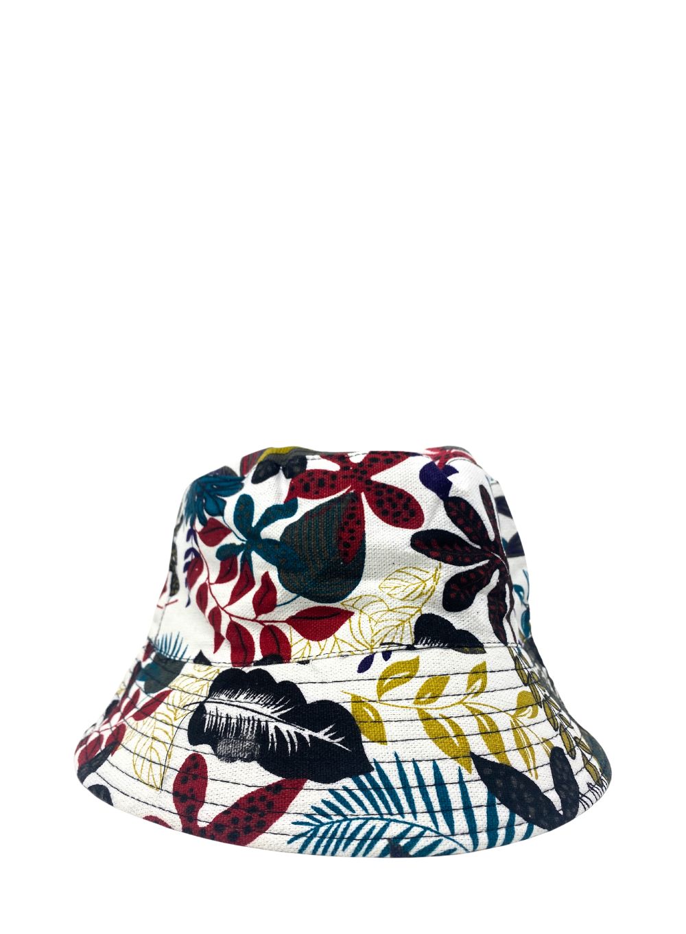 PARISIAN BUCKET HAT | Reversible Leaves Print