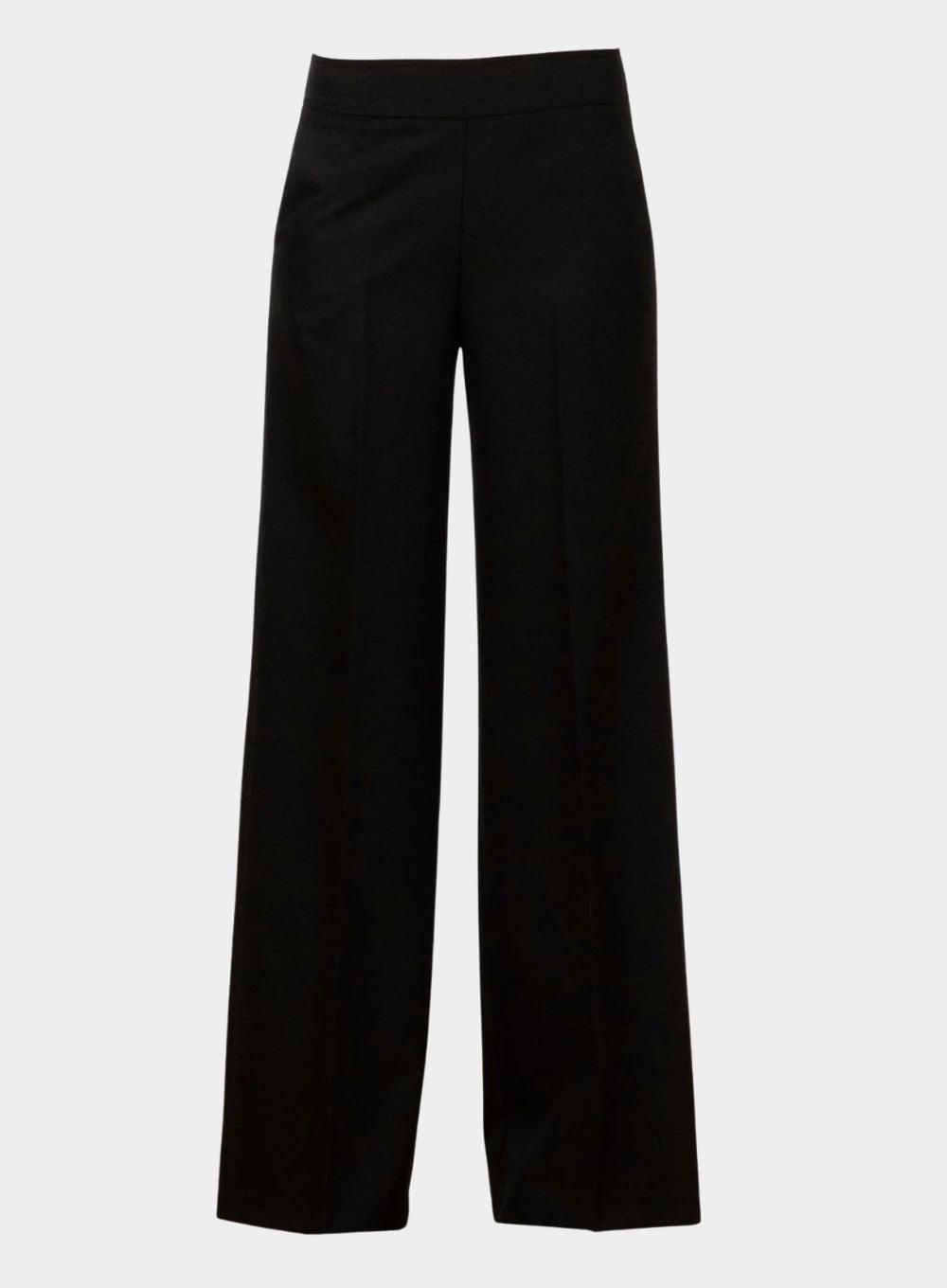 AVENUE MONTAIGNE | Black Carla Wide Leg Pocket Pant
