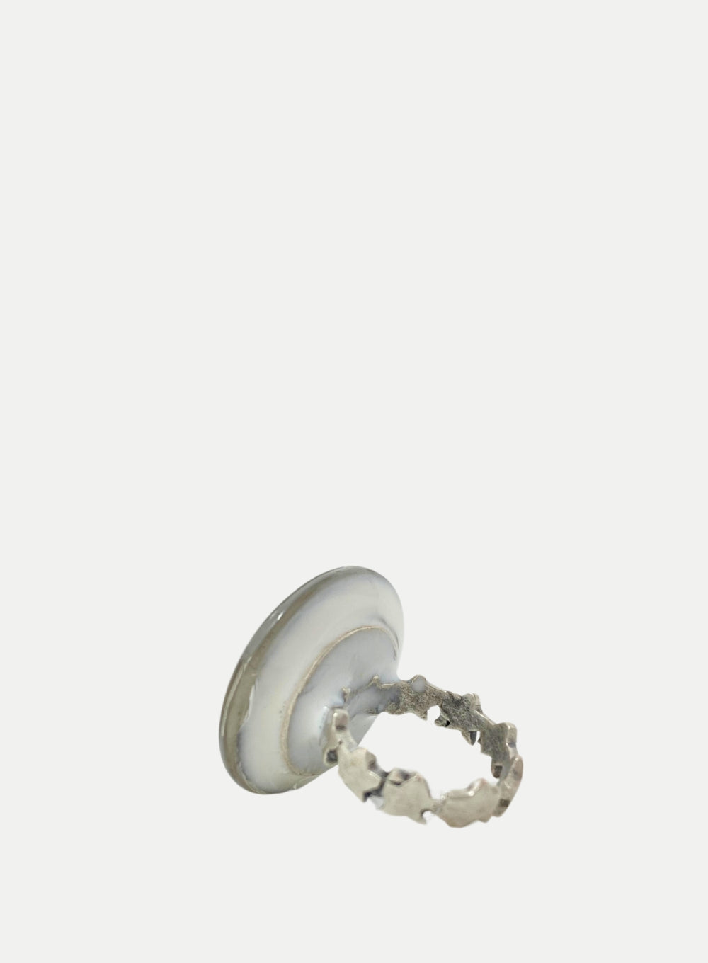 ARGENT MIRROR X JOHN WIND | Small Circular Mirrored Ring