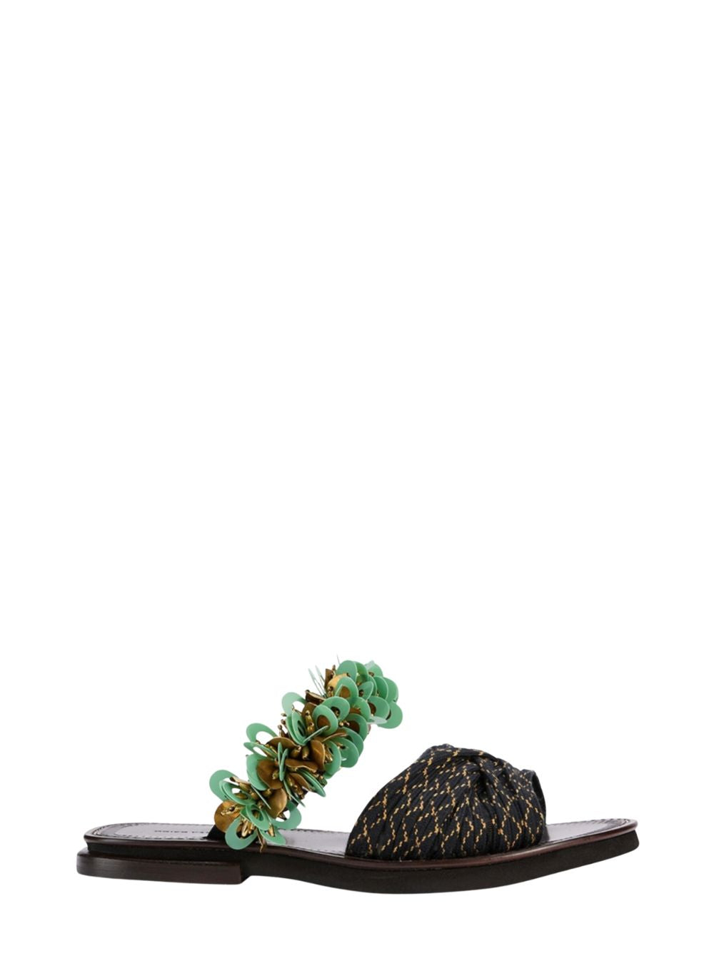 DRIES VAN NOTEN | Embellished Sequin Sandal