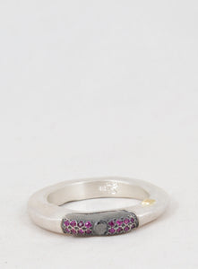 ROSA MARIA | Sapho Ring with Ruby and Black Diamonds – Joan Shepp