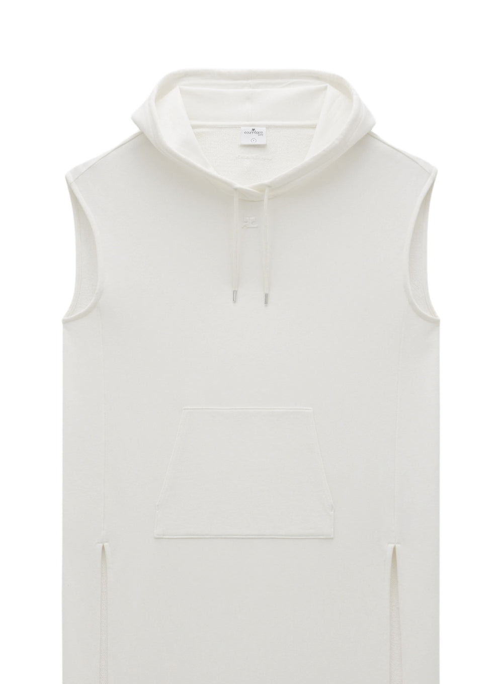 COURRÈGES | Cocoon Hooded Fleece Tunic