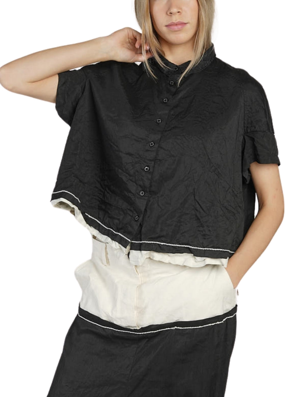 RUNDHOLZ | Button-Up Blouse