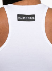 MARINE SERRE | Organic Cotton Ribbed Tank