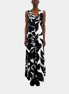 dries van noten floral silk maxi dress Dries Van Noten