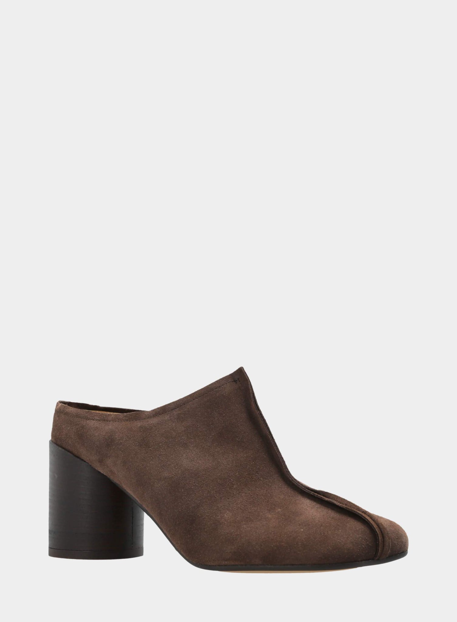 MM6 MAISON MARGIELA | Suede Heeled Slipper Mules – Joan Shepp