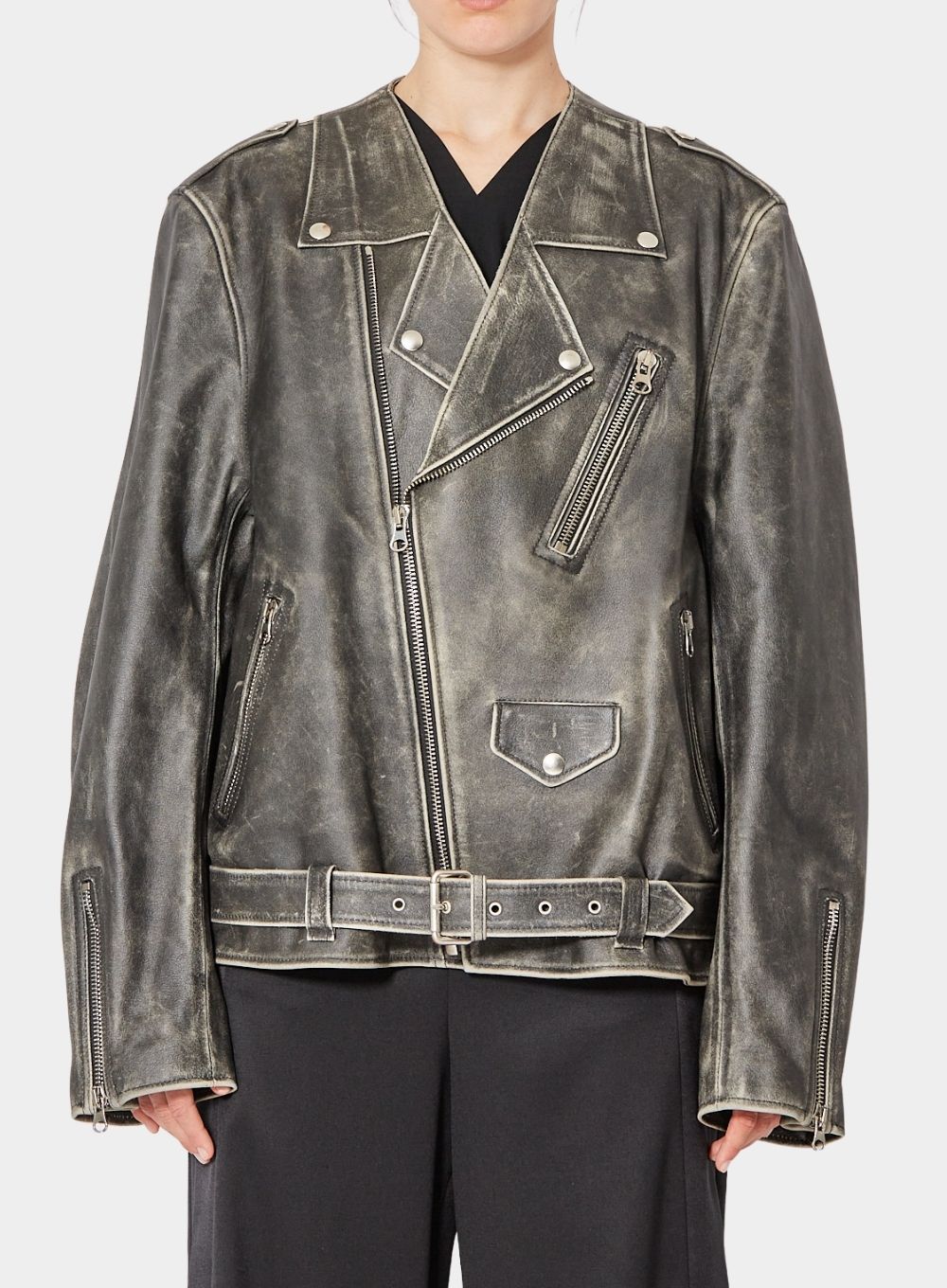 MM6 MAISON MARGIELA | Leather Sports Jacket – Joan Shepp