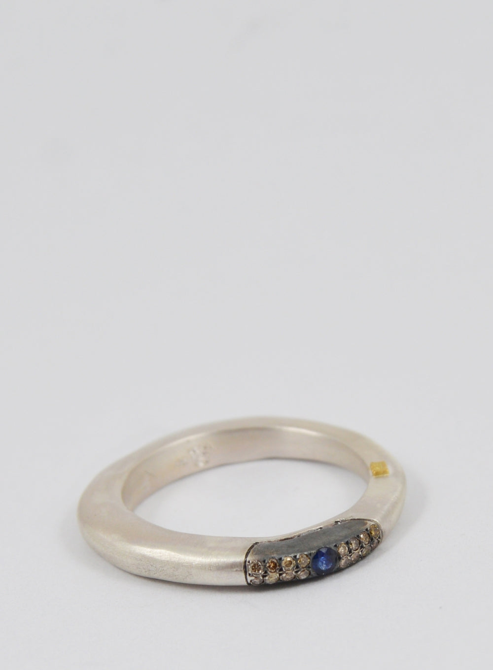 ROSA MARIA | Sapho Ring with Sapphire and Cognac Diamonds – Joan Shepp