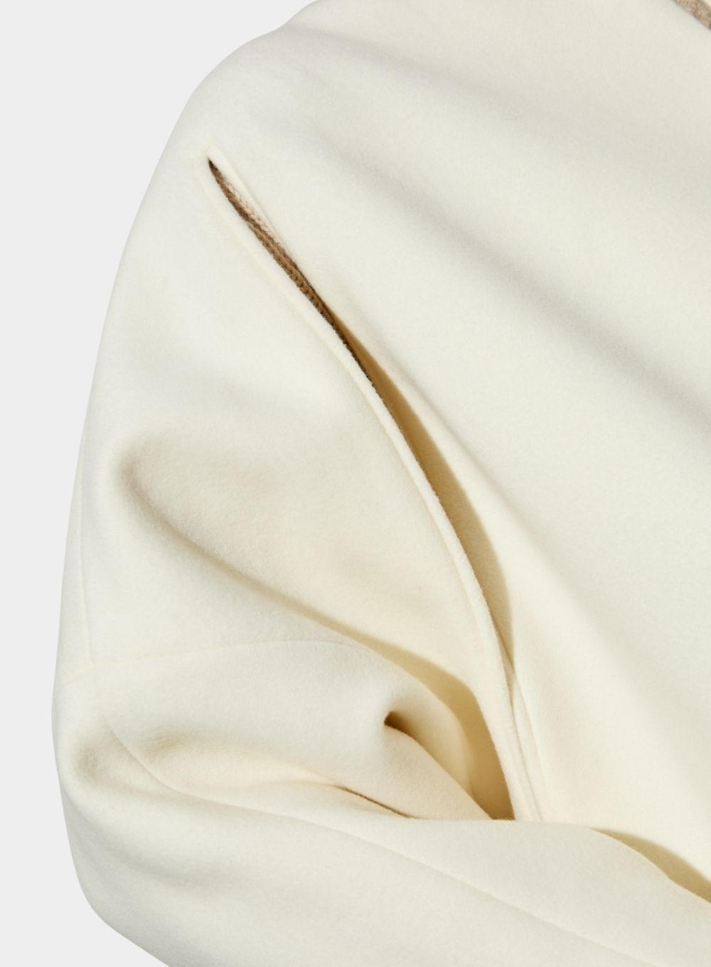 MM6 MAISON MARGIELA | Cream Wool Coat