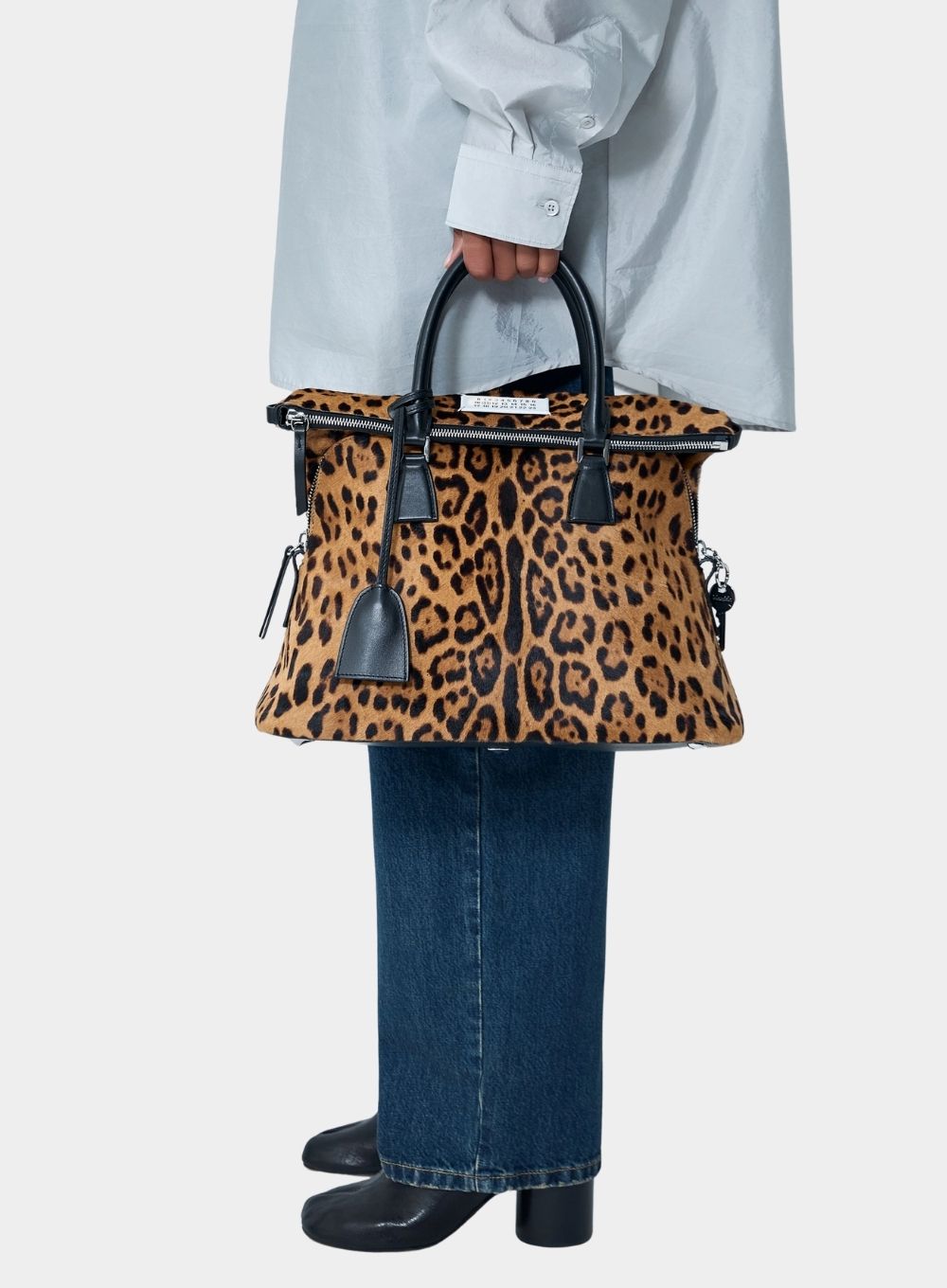 MAISON MARGIELA | Leopard 5AC Loved to Death Handbag