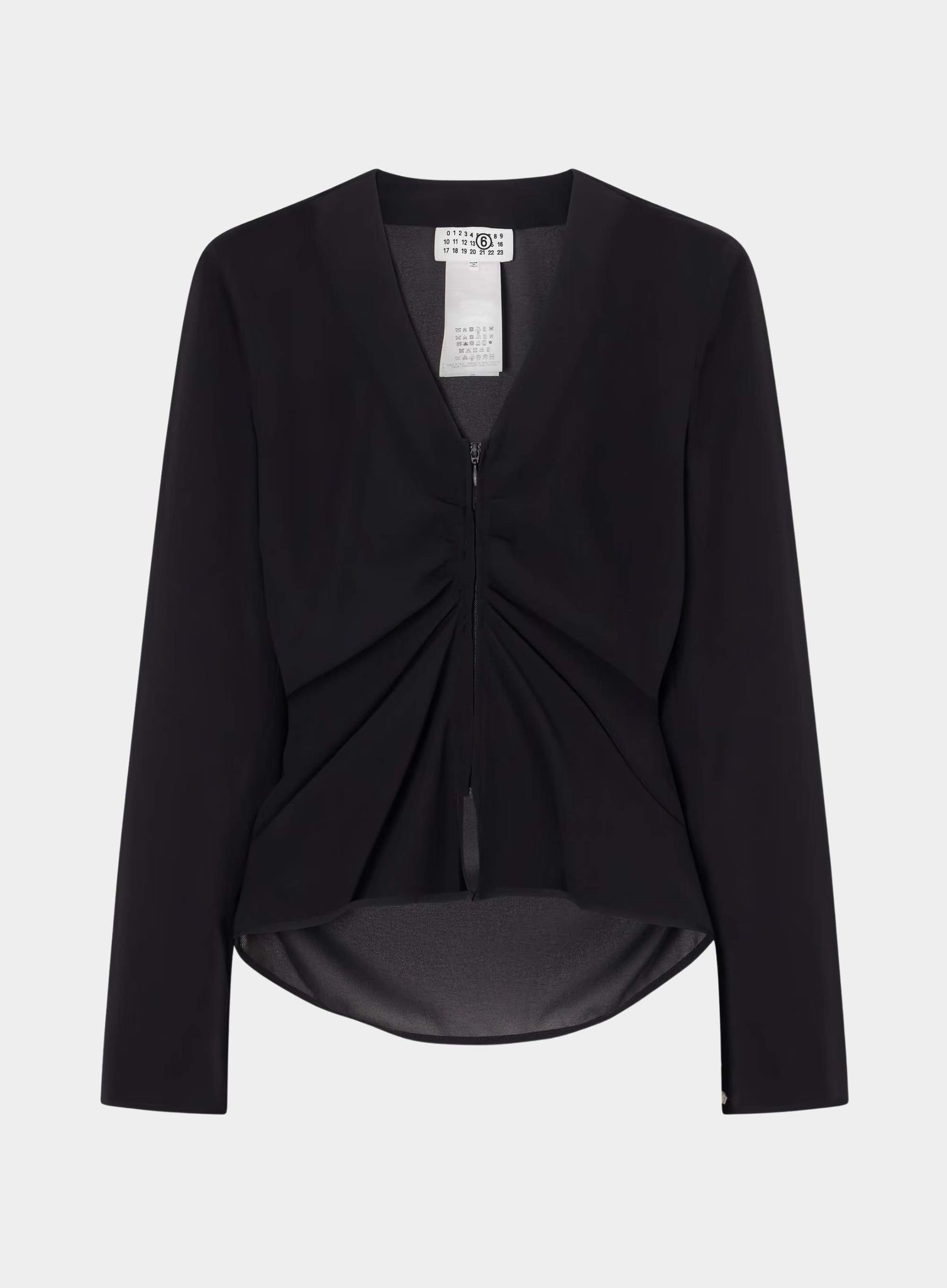MM6 MAISON MARGIELA | Long Sleeve Zip Front Top – Joan Shepp