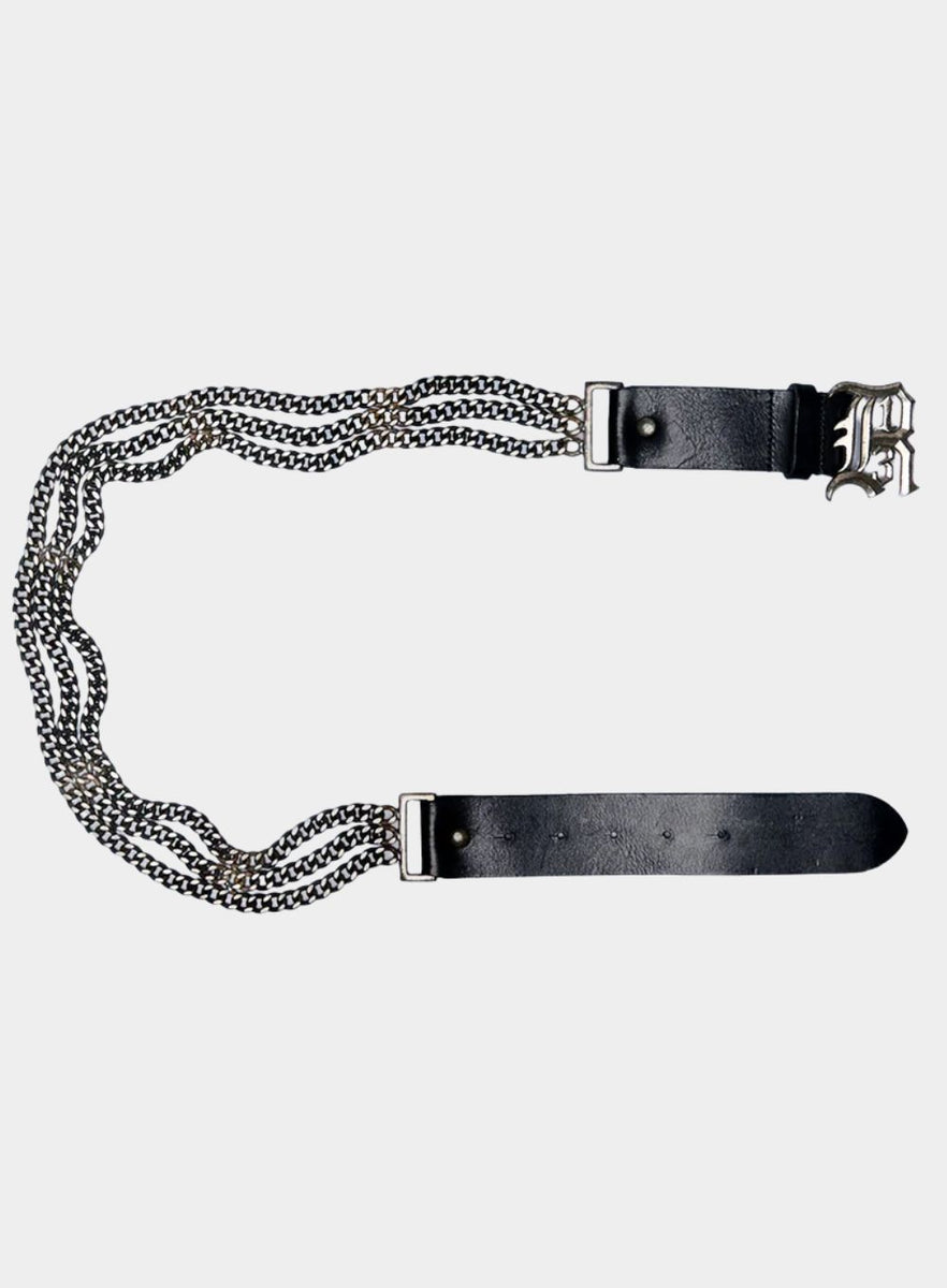 R13 | Logo Buckle Triple Chain Belt – Joan Shepp